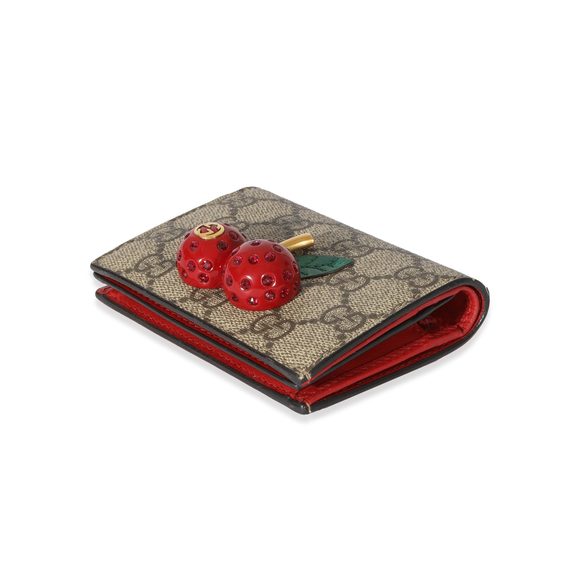 Gucci GG Supreme Cherries Card Case Wallet - Picture 7 of 7